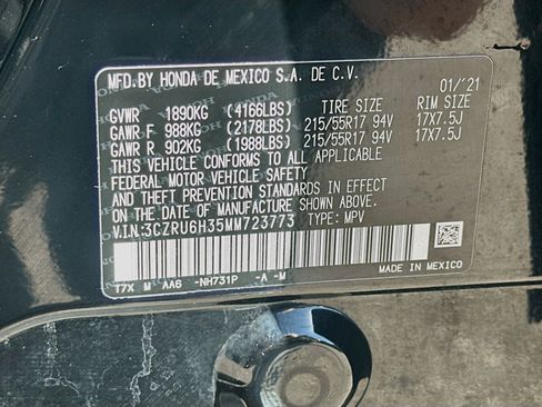 Used 2021 Honda HR-V LX image 12