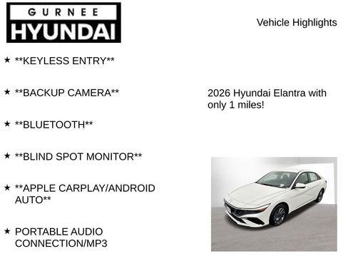 New 2026 Hyundai Elantra Blue image 7