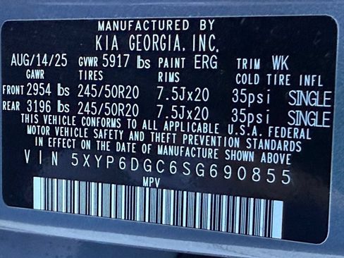 Used 2025 Kia Telluride S AWD/4WD image 49