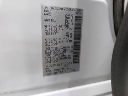 Certified 2025 Nissan Murano SV w/ Cargo Package AWD/4WD image 36