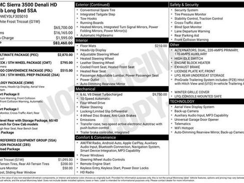 Used 2020 GMC Sierra 3500 Denali w/ Denali Ultimate Package AWD/4WD image 9