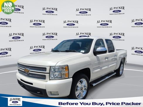 Used 2013 Chevrolet Silverado 1500 LTZ w/ LTZ White Diamond Edition RWD image 1