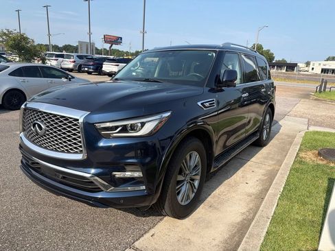 Used 2021 INFINITI QX80 Luxe w/ Cargo Package RWD image 1