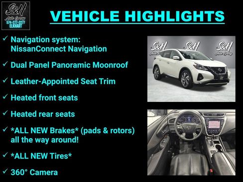 Used 2021 Nissan Murano SL w/ SL Moonroof Package image 3