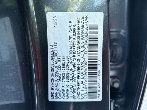 Used 2024 Honda Accord EX image 2