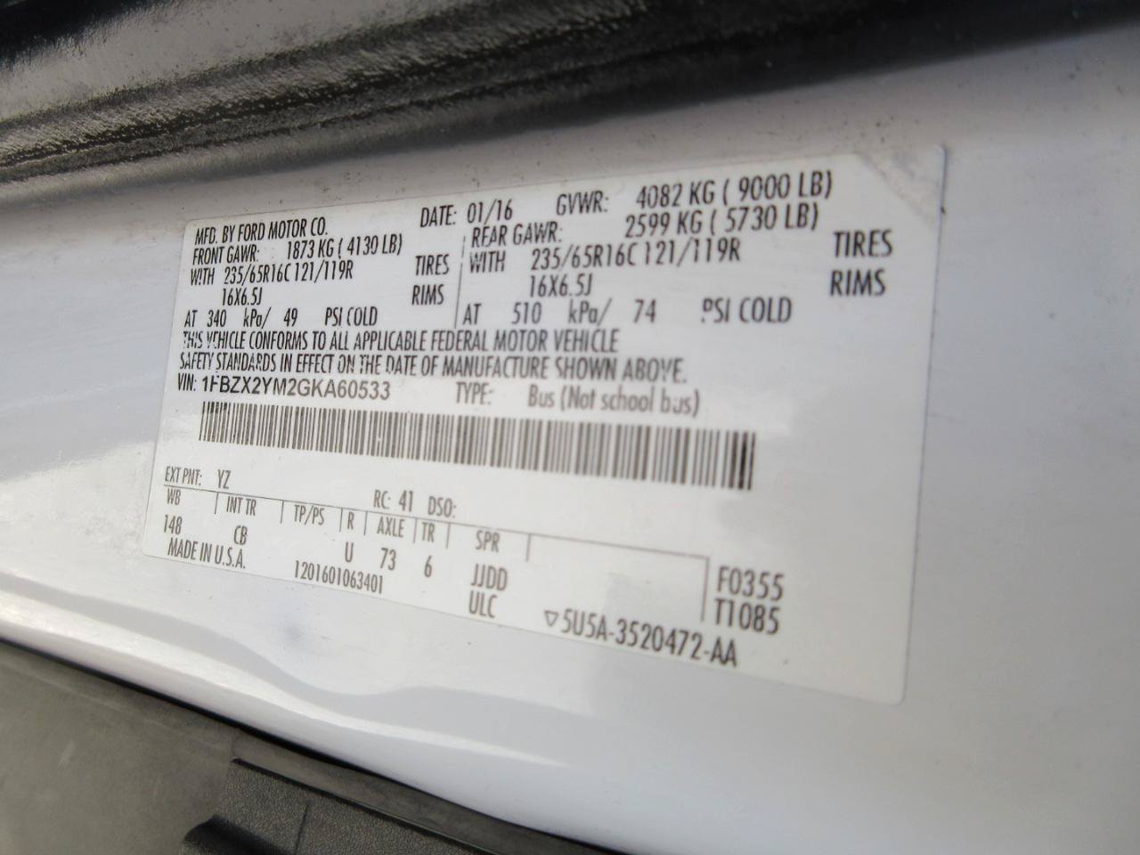 Used 2016 Ford Transit 350 XL RWD image 29