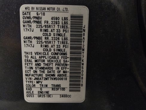 Used 2019 Nissan Rogue SV FWD image 33