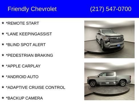 Used 2025 Chevrolet Silverado 1500 High Country w/ Technology Package AWD/4WD image 6