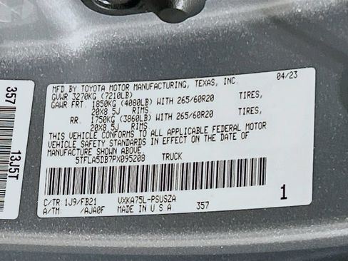 Used 2023 Toyota Tundra SR5 AWD/4WD image 28