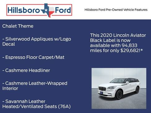 Used 2020 Lincoln Aviator Black Label w/ Dynamic Handling Package image 9