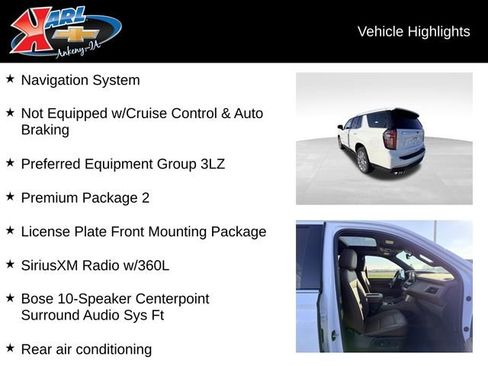 Used 2023 Chevrolet Tahoe High Country w/ Premium Package 2 image 2