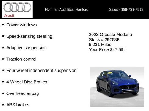 Used 2023 Maserati Grecale Modena AWD/4WD image 24