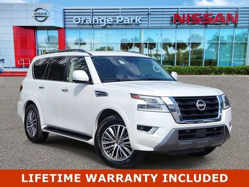 Used 2023 Nissan Armada SL w/ Captain's Chairs Package image 1