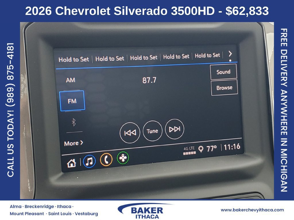 New 2026 Chevrolet Silverado 3500 W/T w/ WT Convenience Package AWD/4WD image 17