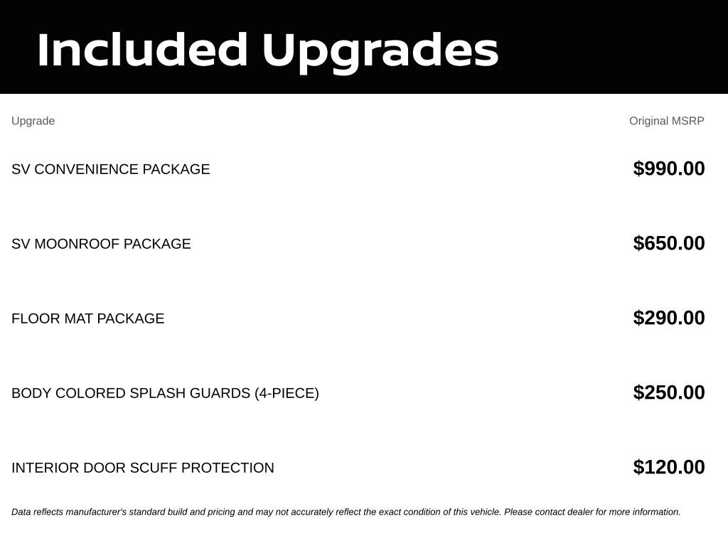 New 2026 Nissan Sentra SV w/ SV Convenience Package FWD image 3