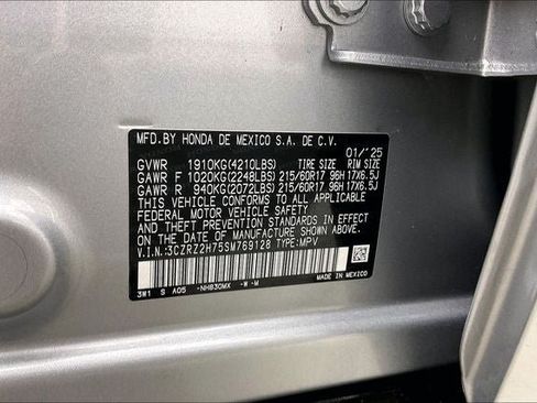 Certified 2025 Honda HR-V EX-L image 33