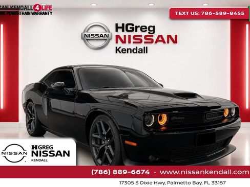 Used 2021 Dodge Challenger R/T w/ Blacktop Package RWD image 1