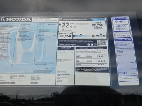 New 2026 Honda Pilot Sport image 10