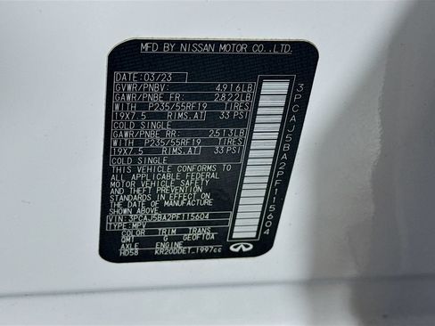 Certified 2023 INFINITI QX50 Luxe FWD image 42