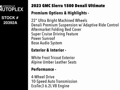 Used 2023 GMC Sierra 1500 Denali Ultimate image 2