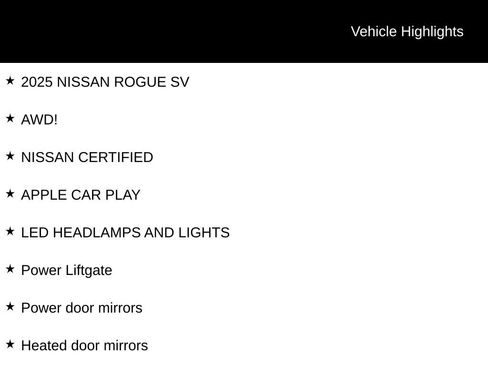 Certified 2025 Nissan Rogue SV AWD/4WD image 6