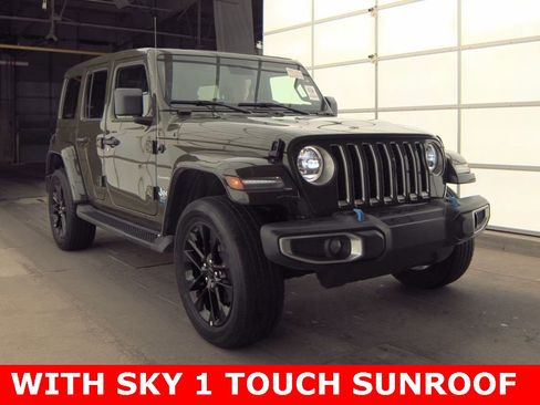 Used 2022 Jeep Wrangler Unlimited Sahara 4xe w/ Cold Weather Group image 1