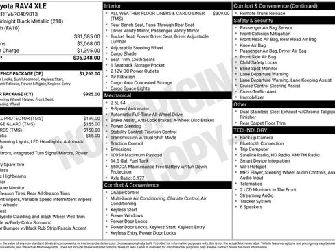 Used 2024 Toyota RAV4 XLE w/ Convenience Package AWD/4WD image 6