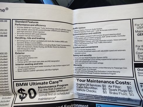 Used 2018 BMW M2 w/ Executive Package image 49