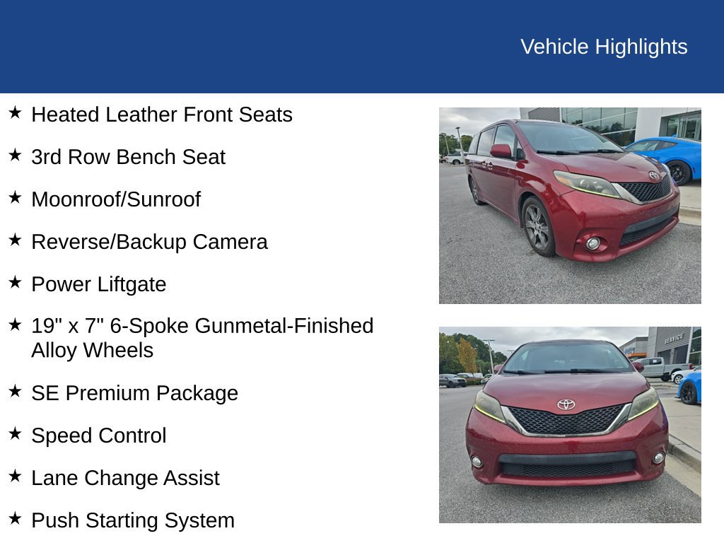 Used 2015 Toyota Sienna SE Premium FWD image 10