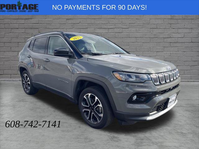 Certified 2022 Jeep Compass Limited w/ Sun and Sound Group AWD/4WD image 1
