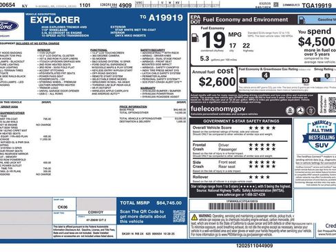 Used 2026 Ford Explorer Tremor w/ Tremor Ultimate Package AWD/4WD image 35