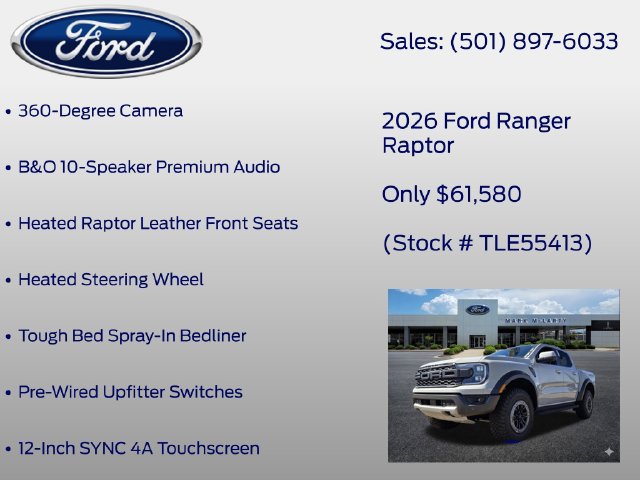New 2026 Ford Ranger Raptor AWD/4WD image 12