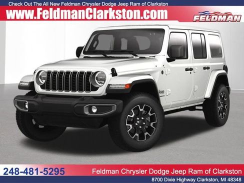 New 2025 Jeep Wrangler Unlimited Sahara w/ Technology Group AWD/4WD image 1