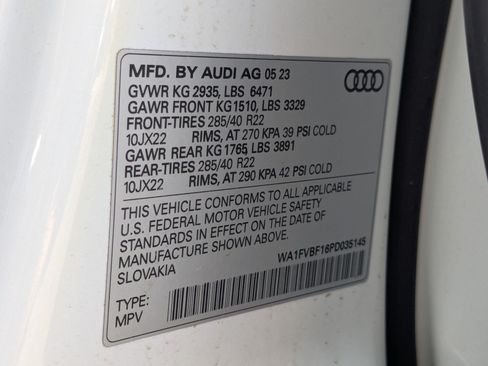 Used 2023 Audi Q8 Prestige w/ Prestige Package AWD/4WD image 34