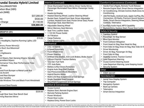 New 2024 Hyundai Sonata Limited image 6