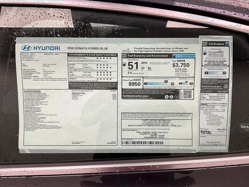 New 2026 Hyundai Sonata Blue image 14