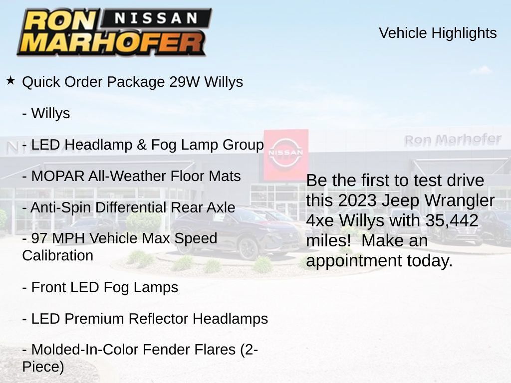 Used 2023 Jeep Wrangler Unlimited w/ Cold Weather Group AWD/4WD image 2