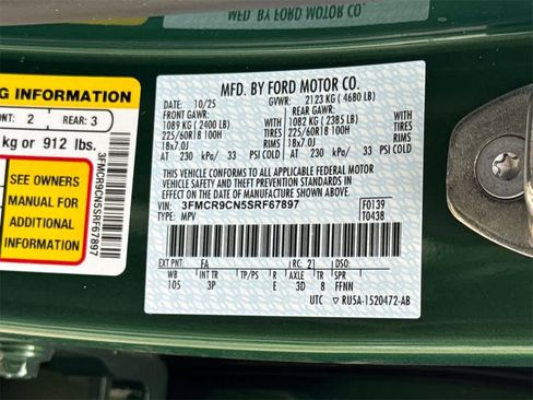 New 2025 Ford Bronco Sport Outer Banks image 31