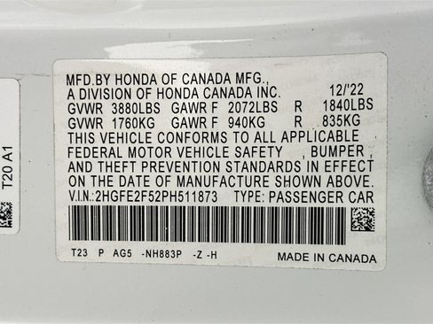 Used 2023 Honda Civic Sport image 29