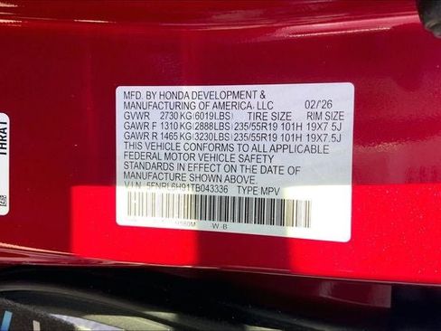 New 2026 Honda Odyssey Elite image 20