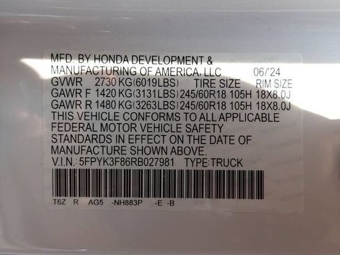 Used 2024 Honda Ridgeline Black Edition image 14
