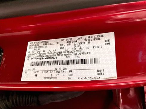 Used 2022 Ford F150 XLT w/ Equipment Group 302A High AWD/4WD image 37
