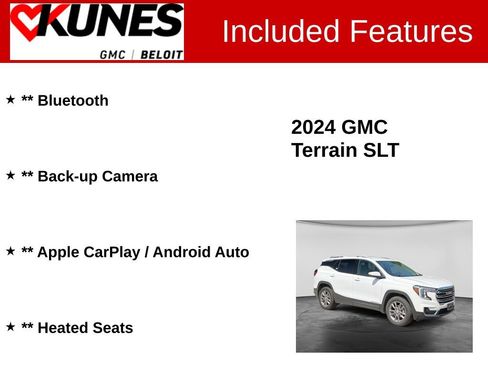Used 2024 GMC Terrain SLT AWD/4WD image 2