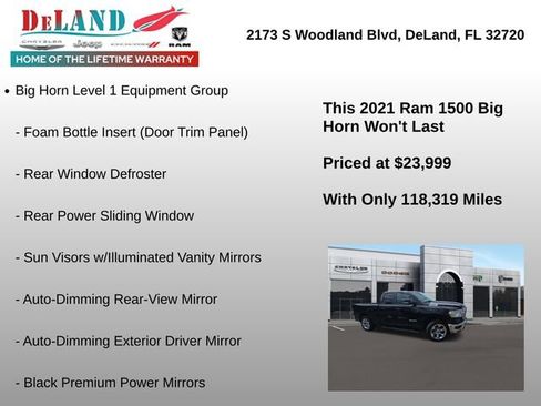 Used 2021 RAM 1500 Big Horn image 2