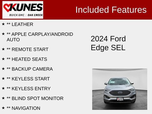 Used 2024 Ford Edge SEL AWD/4WD image 2