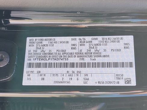 New 2026 Ford F150 STX w/ Equipment Group 200A AWD/4WD image 11