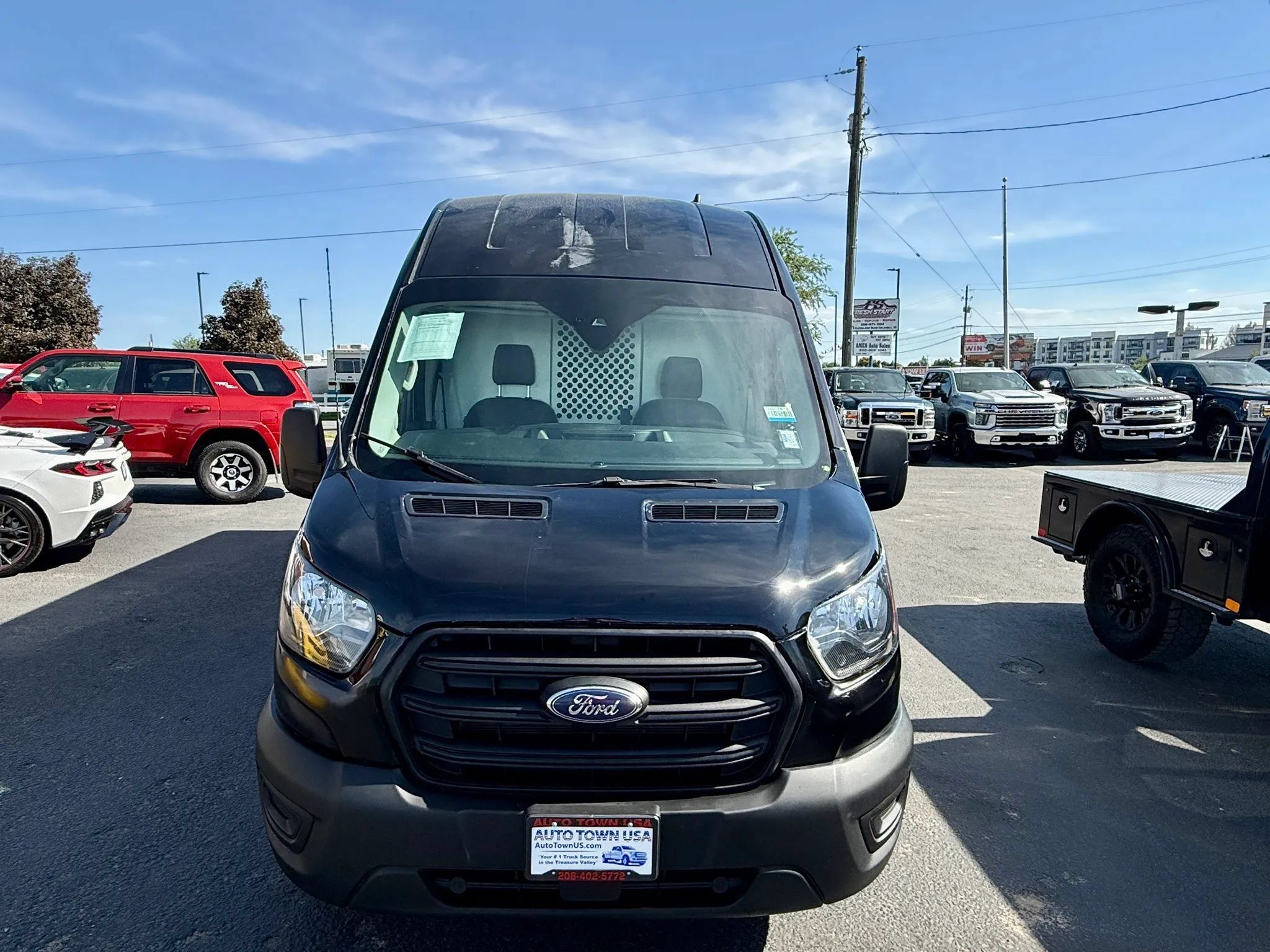 Used 2020 Ford Transit 250 148 High Roof Extended w/ Load Area Protection Package RWD image 8