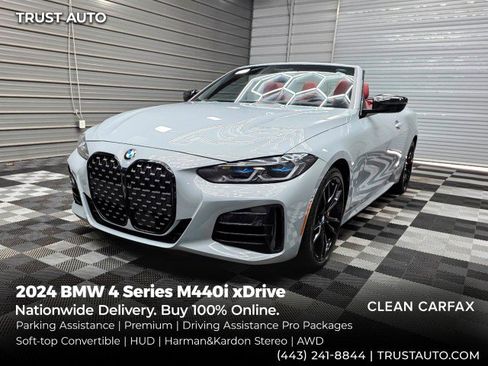 Used 2024 BMW 440i xDrive Convertible AWD/4WD image 1