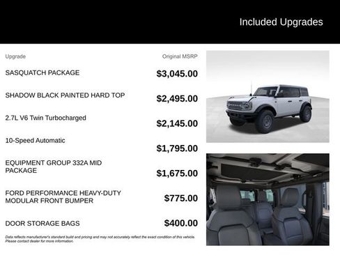New 2025 Ford Bronco Badlands w/ Sasquatch Package AWD/4WD image 5