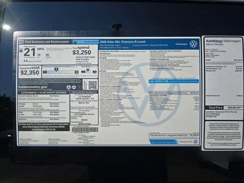 New 2026 Volkswagen Atlas SEL Premium R-Line image 18